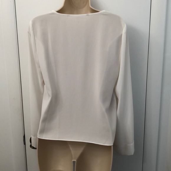 Rachel Roy // sheer white blouse 🤍 - Picture 5 of 5